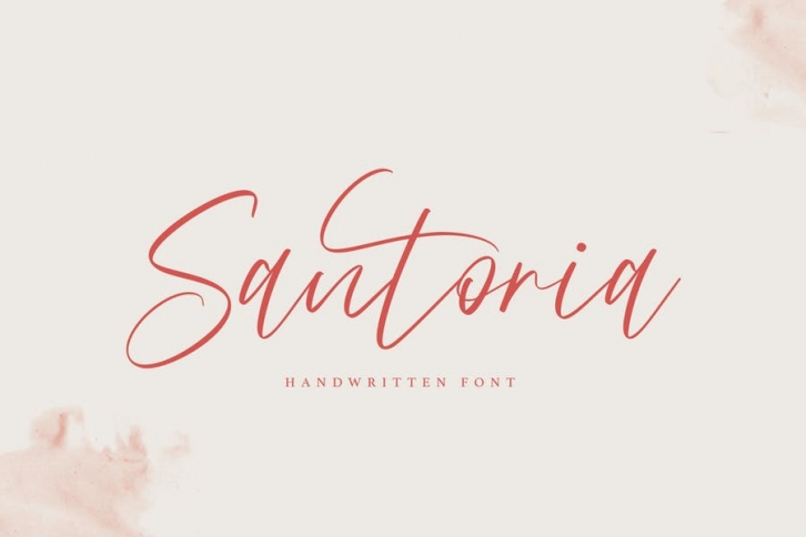 Santoria Handwritten Font Font Download