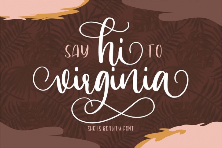 Hi Virginia | Handlettering Font Font Download