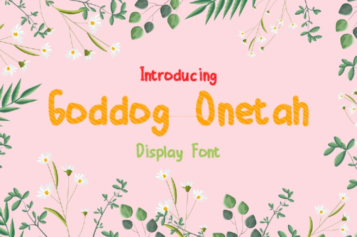 Goddog Onetah Font Download