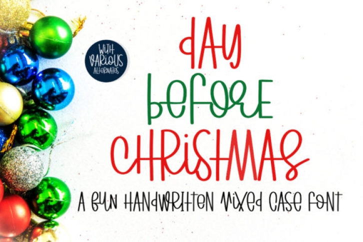 Day Before Christmas Font Download