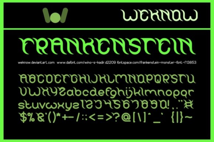 Frankenstein Font Download