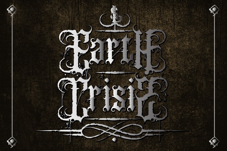 Earth Crisis| Black metal Font Font Download