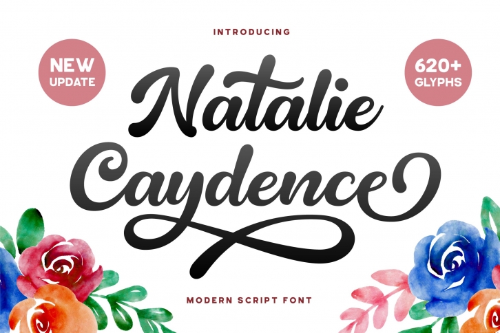 Natalie Caydence - Modern Script Font Download