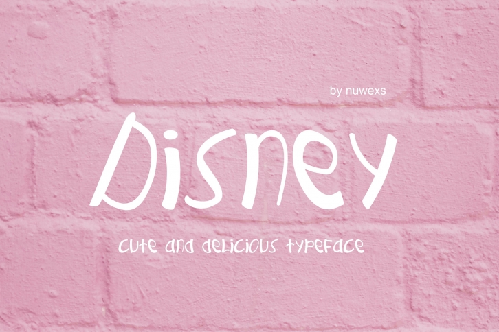 Disney  Cute Delicious Font Download