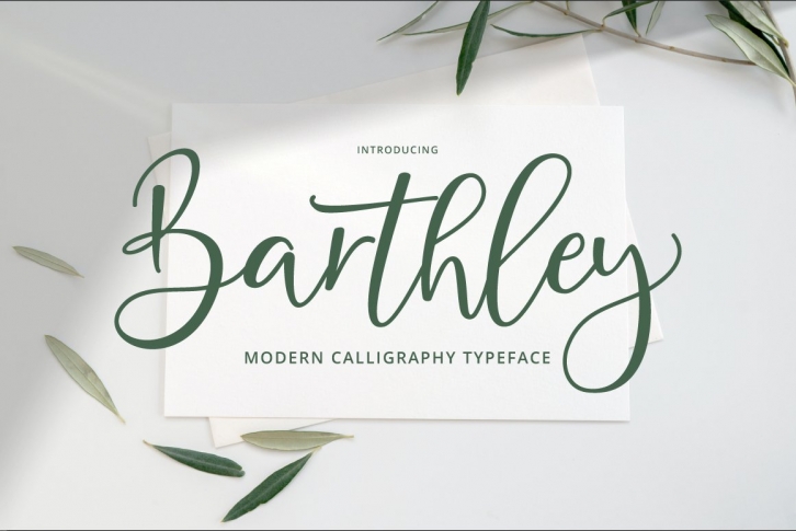 Barthley Script Font Download