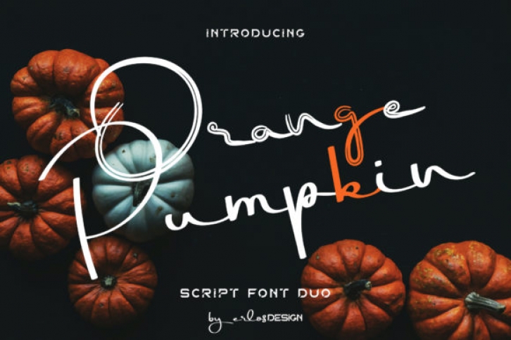 Orange Pumpkin Font Download