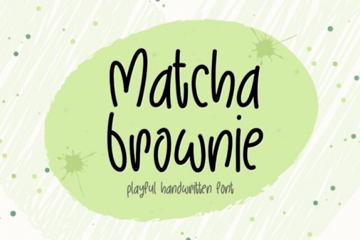 Matcha Brownie Font Download