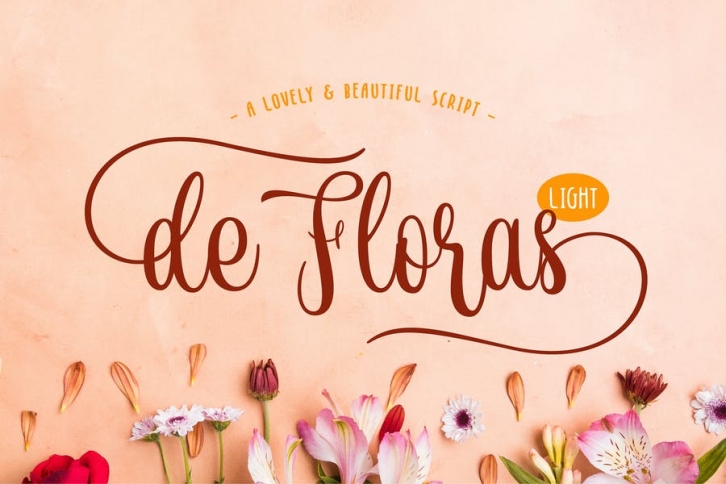 de Floras - Light Font Download