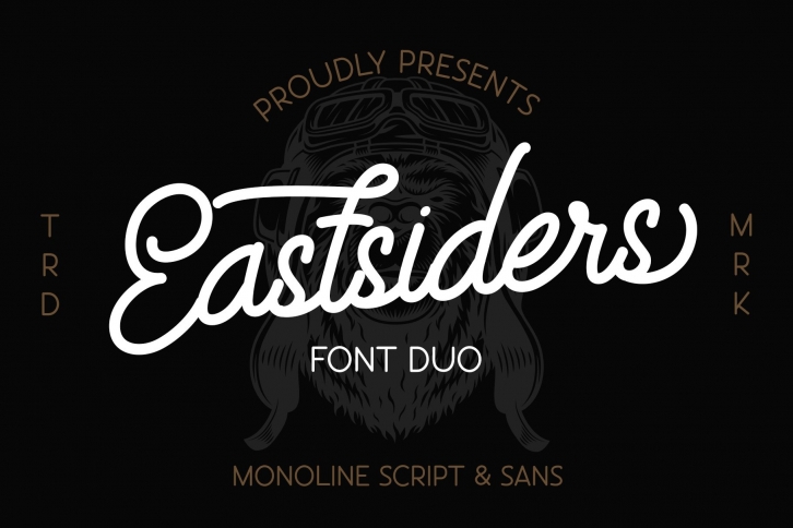 Eastsiders - Monoline Font Duo Font Download