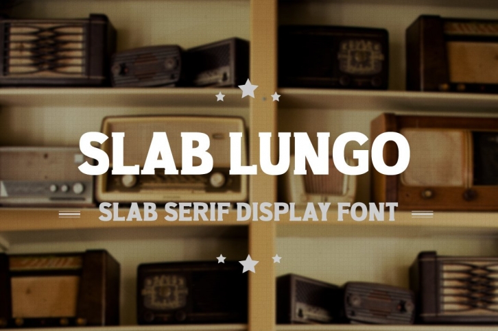Slab Lungo - Vintage Serif Slab Font Download