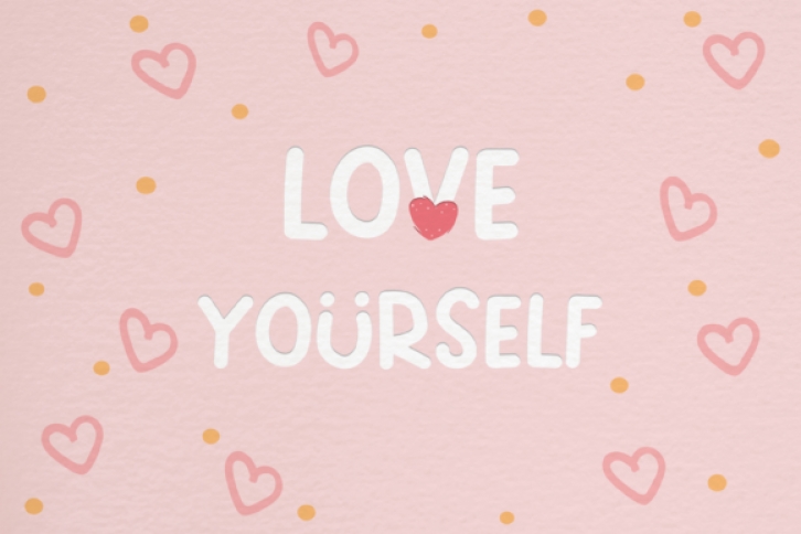 Love Yourself Font Download
