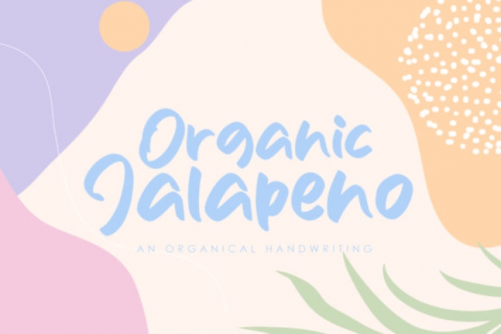 Organic Jalapeno Font Download