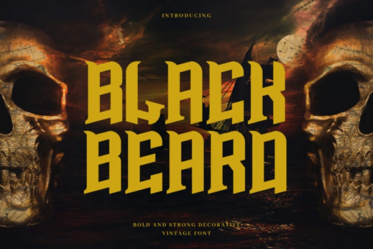 Blackbeard Font Download