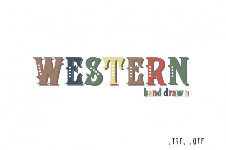 Western retro font Font Download
