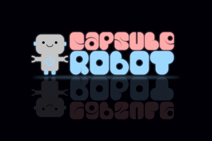 Capsule Robot Font Download