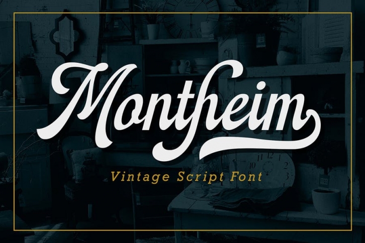 Montheim Scrip Font Download