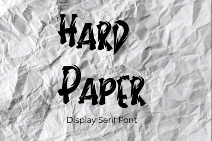 Hard Paper Font Download