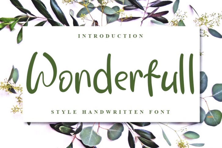 Wonderfull Font Download