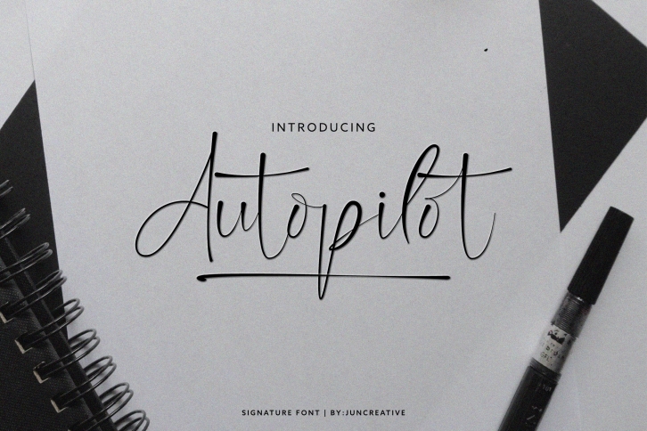 Autopilot Scirpt Font Download