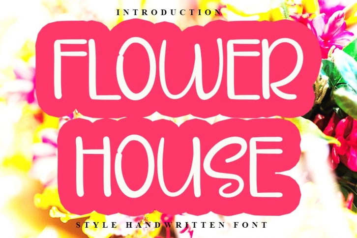 Flower House Font Download