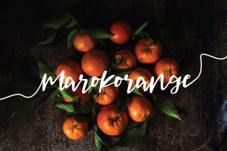 Marokorange Font Download