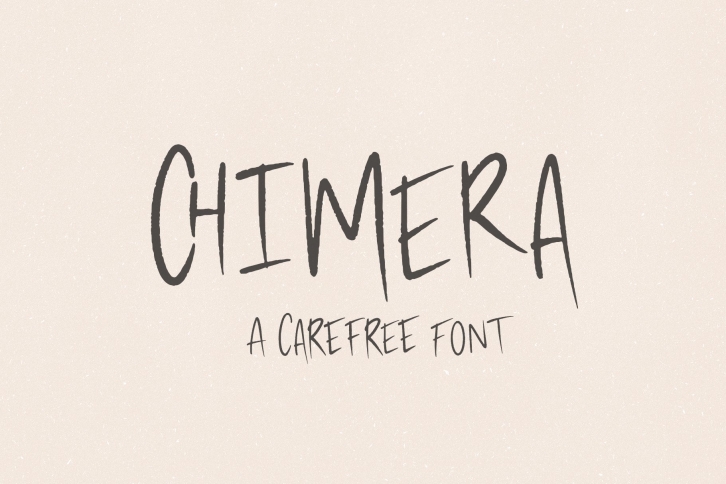 Chimera  A Carefree Brush Script Font Font Download