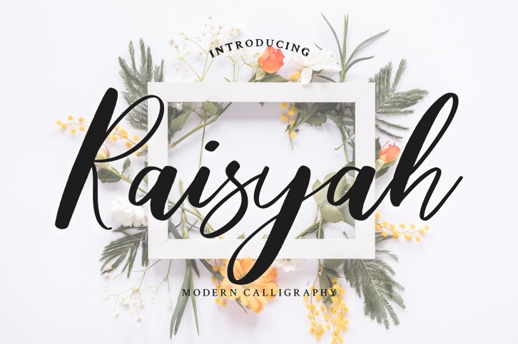 Raisyah Calligraphy Script Font Font Download