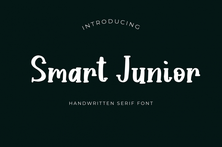 Smart Junior Handwritten Serif Font Font Download