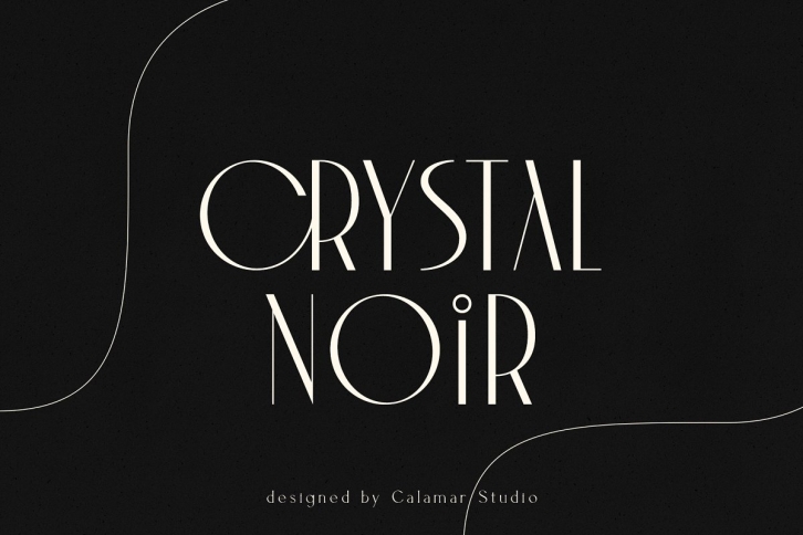 Crystal Noir Font Download