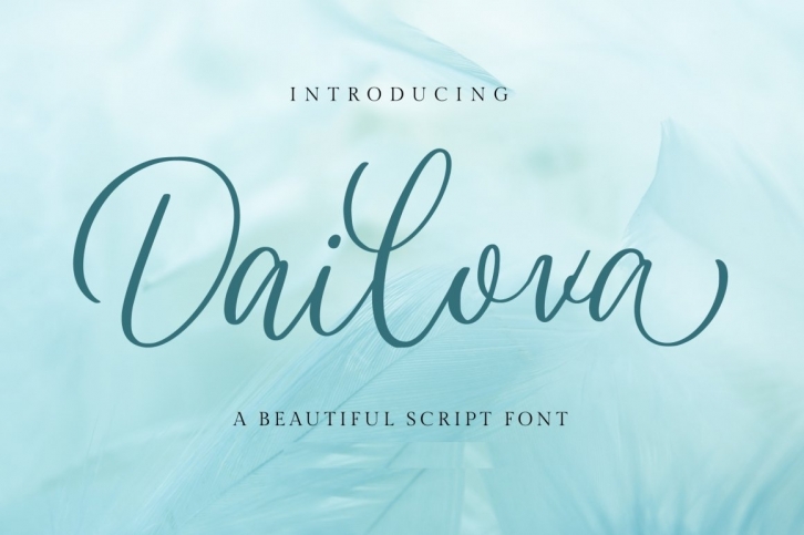 Dailova - Beautifull Script Font Download