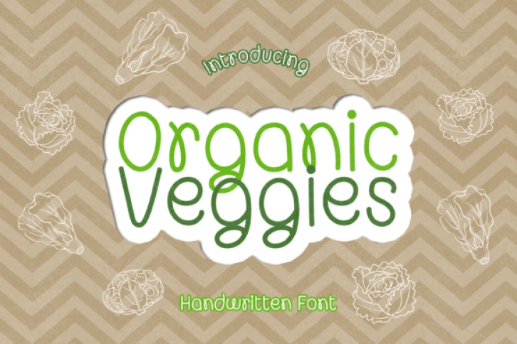 Organic Veggies Font Download