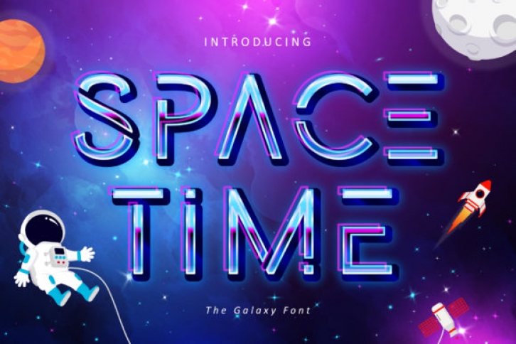 Space Time Font Download