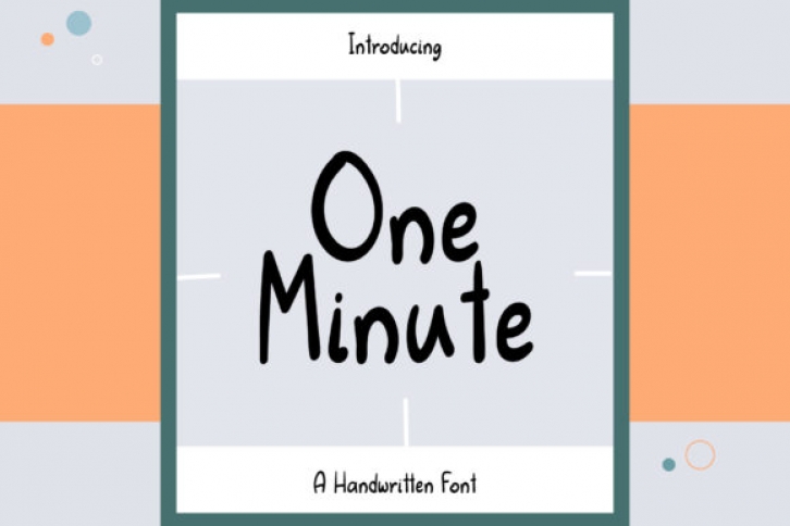 One Minute Font Download