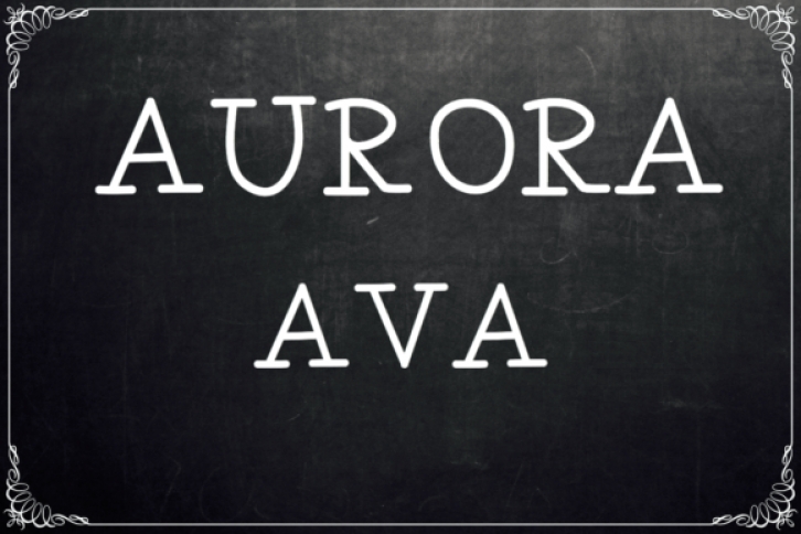 Aurora Ava Font Download