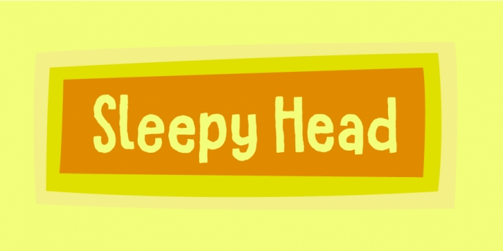 Sleepy Head Font Download