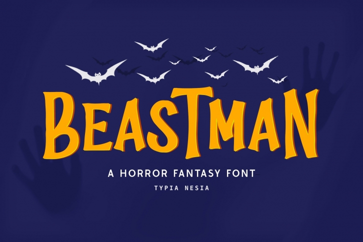 Beastman - Horror Fantasy Font Font Download