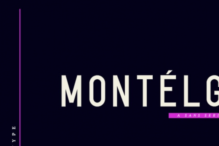 Montelga-Sans Serif Font Font Download