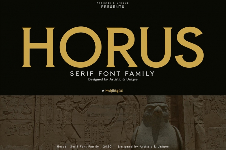 Horus - Serif Font Family Font Download