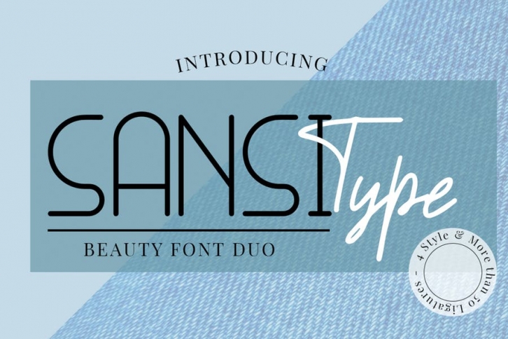Sansi Type - Font Duo Font Download