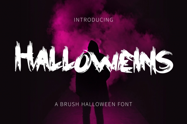 Halloweins - Brush Font Font Download