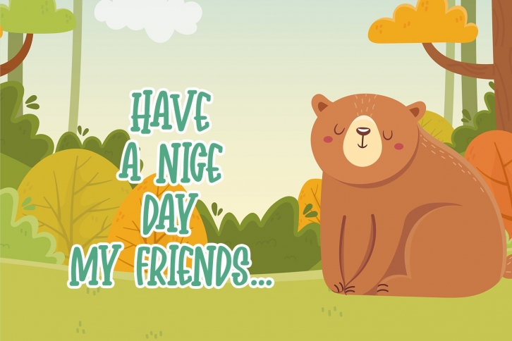 Jungle Friends Font Download