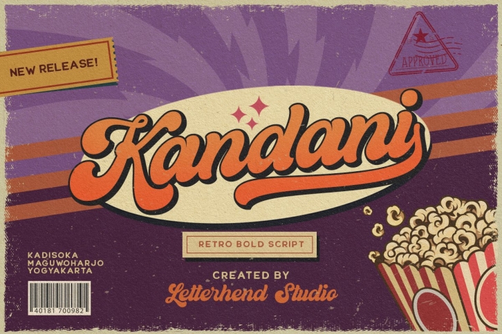 Kandani - Retro Bold Script Font Download