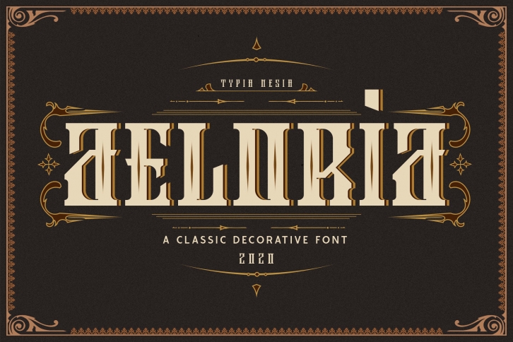 Aeloria - Vintage Decorative Font Font Download