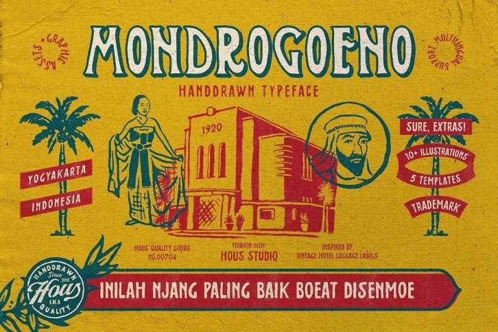 Mondrogoeno Typeface Font Download