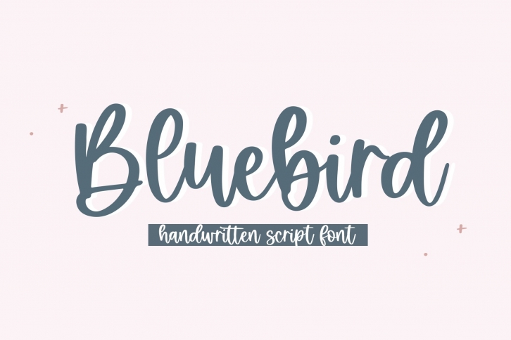 Bluebird - Handwritten Script Font Font Download