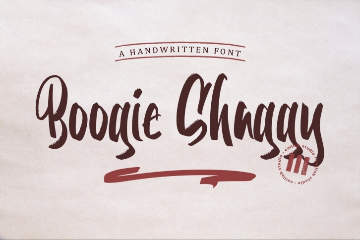 Boogie Shaggy - A Handwritten Font Font Download