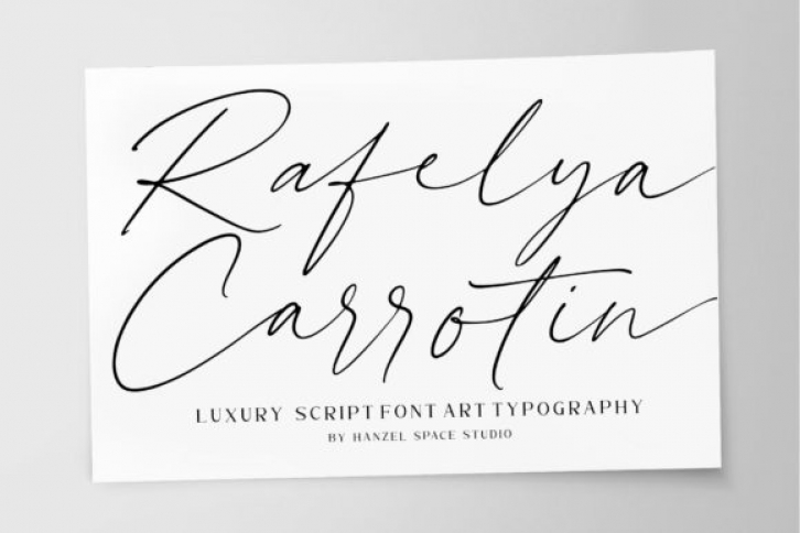 Rafelya Carrotin Font Download