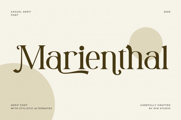 Marienthal-Casual Serif Font Font Download