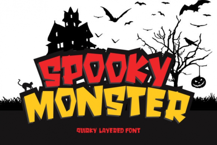 Spooky Monster Font Download