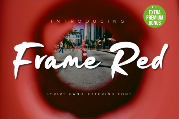 Frame Red Font Download